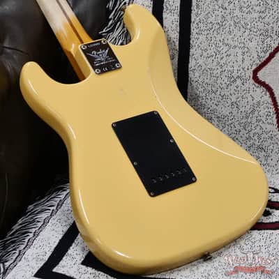Fender Custom Shop Limited Edition 70th Anniversary 1954 Hardtail Stratocaster Journeyman Relic Nocaster Blonde with Black Pickguard 7.20 LBS image 12