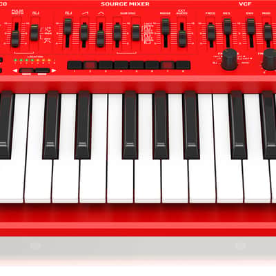 Behringer MS-1-RD , MK1 ,MS 101 , MS1 32-Key keyboard Analog Mono Synth w/Arpeggiator Red  //ARMENS//