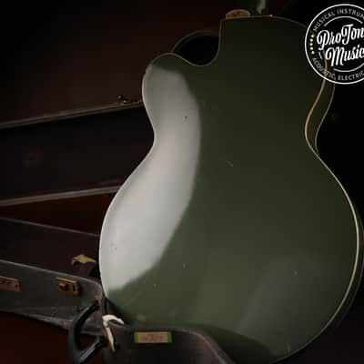 1960s Gretsch USA G6118 Anniversary Two Tone Green & Original Hard Case image 10