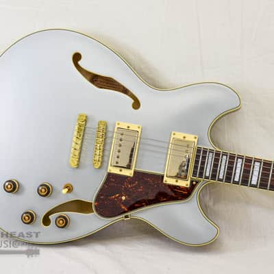 Ibanez Artcore AS73G Semi-Hollow Electric Guitar - Moonstone Silver Flat image 3