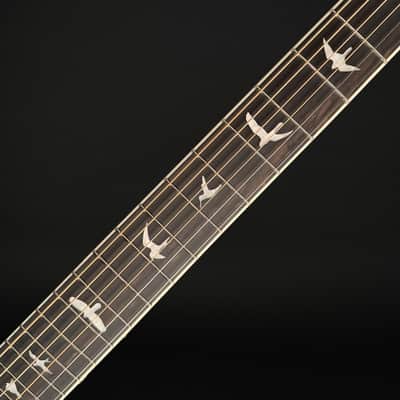PRS SE P20E Parlor Electro Acoustic, Gloss Black Top, Doghair Back and Sides with Gig Bag image 5