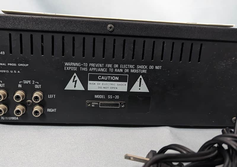 Equaliseur graphique Stéréo 20 bandes adc sound6Shaper 200