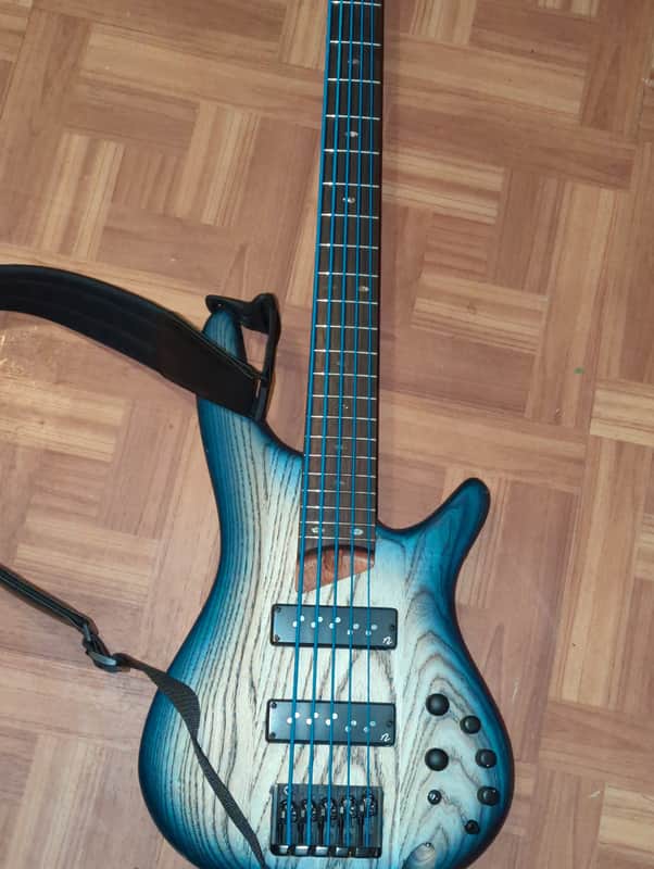 Ibanez 2021 SR605 Cosmic Blue 5 String Bass image 1