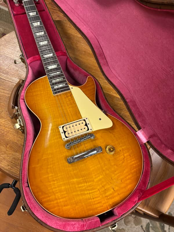 2023 Gibson Custom Shop Les Paul Standard ‘58 Reissue VOS TRG Stinger Series Lemon Burst image 1