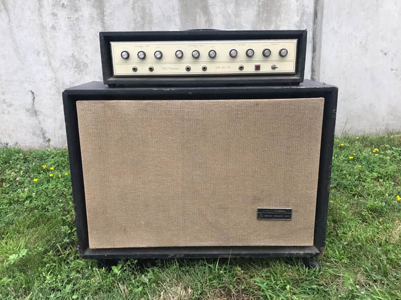 Silvertone Model 1465 Solid State 150 6x10 Guitar Piggyback image 2