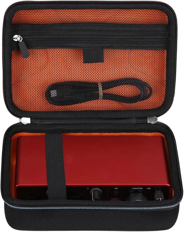 Hard EVA Travel USB Audio Interface and Accessories, Case Only image 1