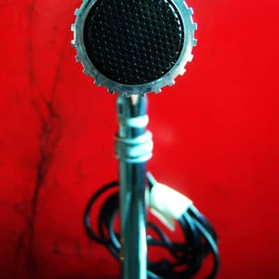 Vintage 1960's Claricon 38-040 dynamic microphone Hi Z w cable & stand Monarch Olson Lafayette image 3