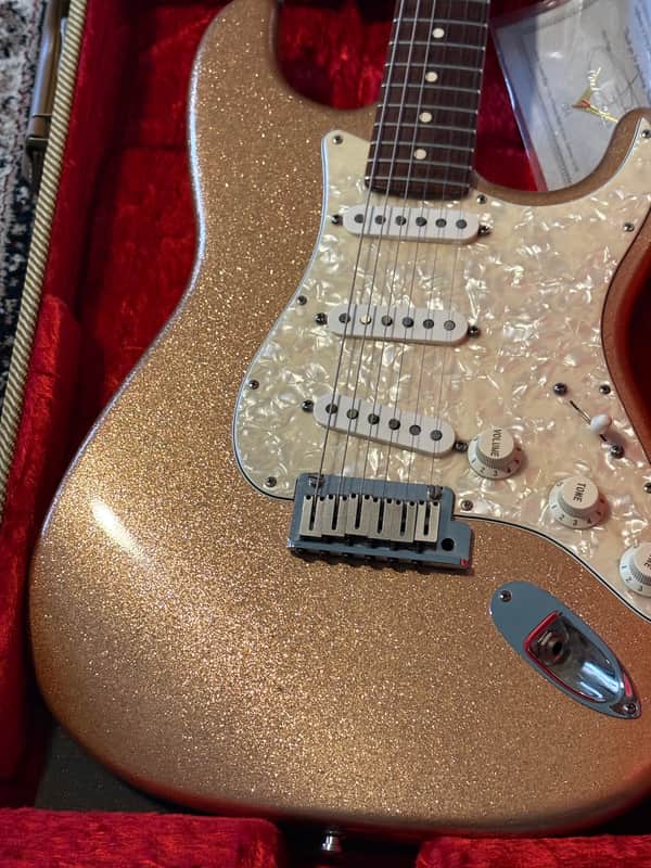 1994 Champagne Sparkle Custom Shop American Classic Stratocaster / Mint
