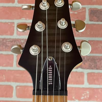 Schecter C-1 Standard Plus Electric Guitar - Transparent Black Burst image 4