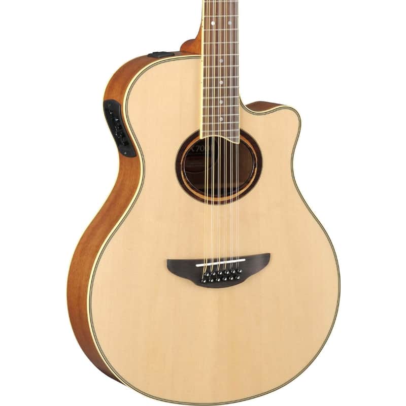 Yamaha APX700II-12 String Acoustic Electric Guitar (Natural) image 1