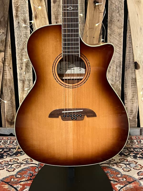 Alvarez AG60CE 8-String Shabowburst - Shadowburst image 1