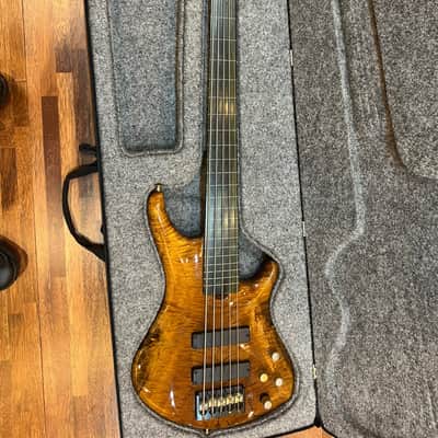Roscoe SKB 3005 Custom 5 String Fretless Bass image 1