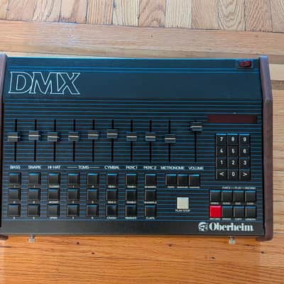 Oberheim DMX Drum Machine MIDI RAM Upgrade Wood Sides Serviced by Electrongate image 1