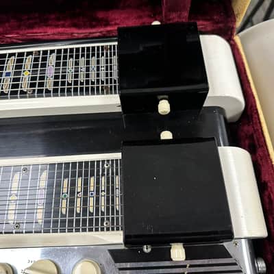 1956 National Triple-Neck Hawaiian Black & White Lap Steel Guitar, Serial #X 69224.. ... image 3