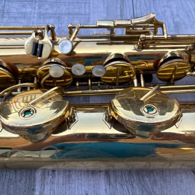 Couf Superba 1 low A bari sax w/ new case image 11