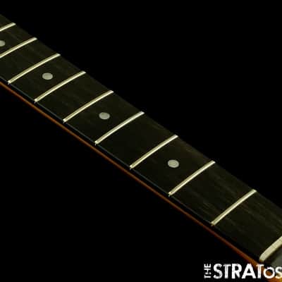 Fender American Ultra II Stratocaster Strat NECK + LOCKING TUNERS, Ebony image 3