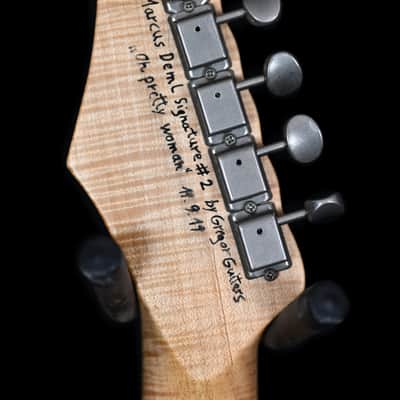 Gregor Guitars HSS Strat Marcus Deml Prototype from 2022  in Gold with Gewa Gigbag image 9