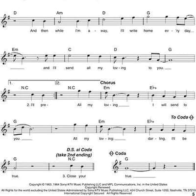 Pop Standards - Strum Together - Ukulele, Baritone Ukulele, Guitar, Mandolin, Banjo image 7