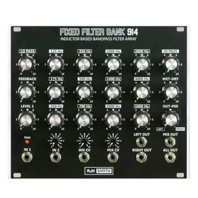 AJH Synth FFB914 Fixed Filter Bank Eurorack Module (Black) image 2