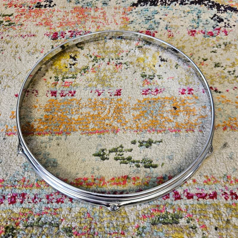 Slingerland Stick Saver 12" 6-Lug Hoop Rack Tom Chrome - New Old Stock image 1