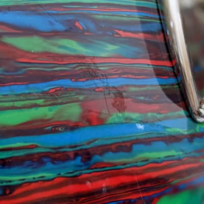 Ludwig Big Beat/Hollywood 1969 Psychedelic Red image 10