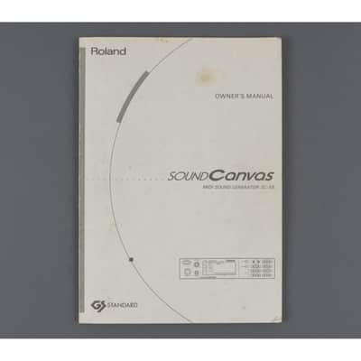 Roland Sound Canvas SC-55 Owner's Manual [USED]