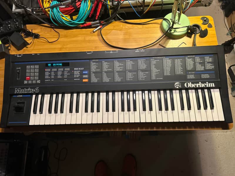 Oberheim Matrix 6 61-Key 6-Voice Synthesizer 1985 - Black image 1