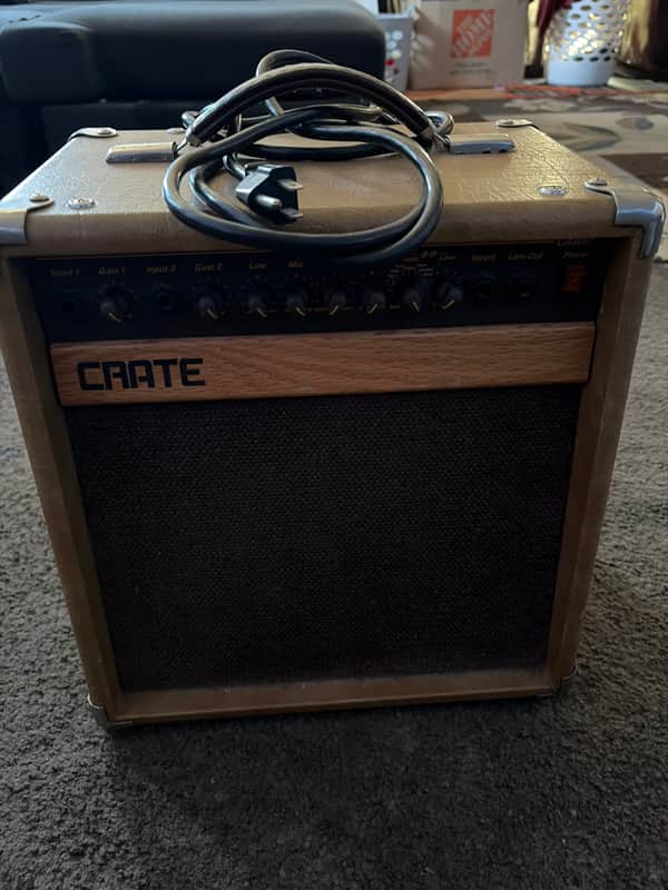 Crate CA30D 30-Watt 1x8" Acoutic Guitar Combo with DSP Effects 2000s - Tan image 1