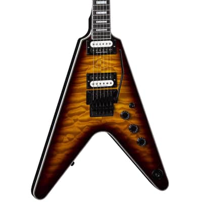Dean V Select Floyd Quilt Maple Trans Brazilia