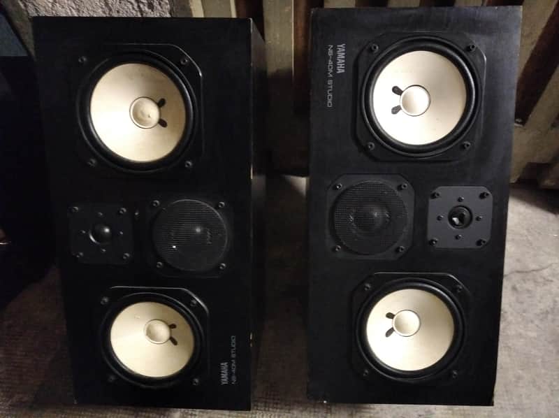 希少 YAMAHA/ヤマハ NS-40M STUDIO モニタースピーカーペア YAMAHA NS-40M STUDIO Monitor Speaker – Single Unit – All Drivers
