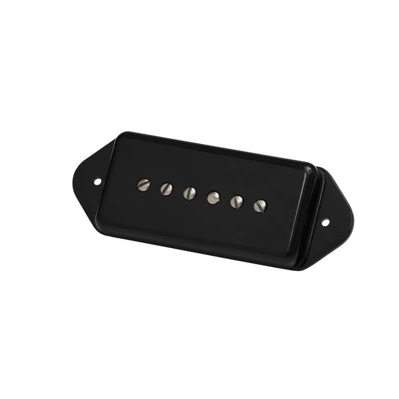 Gibson P-90 Dogear Black Cover - P90 Pickup for Guitars imagen 1