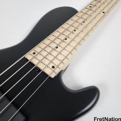 Sadowsky MetroLine Modern 5-String Single Cut Bass SML24SC5 24-Fret Black Satin 8.32lbs 2401-22 image 9