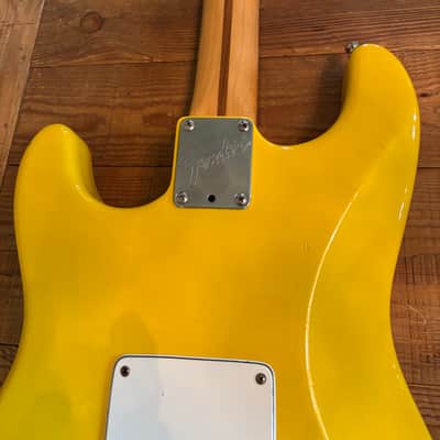 Fender Strat Plus Lace Sensors TBX Wilkinson Schallers 1989 - Graffiti Yellow image 6
