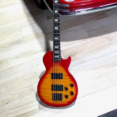 Gibson Les Paul LPB-2 Deluxe Plus 5-String Bass 1995 - very unusual Les Paul Bass w/5 strings & a Flamey Maple Top ! image 2