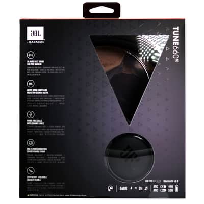 JBL Tune 660NC Noise-Canceling Wireless On-Ear Headphones (Black) image 7