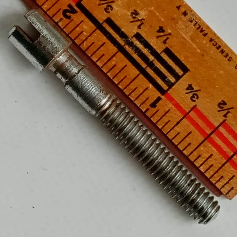 Sonor 45mm/1.75" Slotted Tension T-Rods Snare/Tom Drum Teardrop/Phonic Lug-Screw image 1