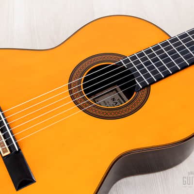 1974 Toshihiko Nakade Model 1500S Vintage Classical Guitar, Spruce + Brazilian Rosewood w/ Case image 7