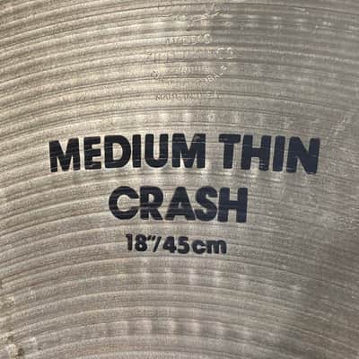 Zildjian - 18" A Series Medium Thin Crash Cymbal 1982 - 2012 - Traditional image 2
