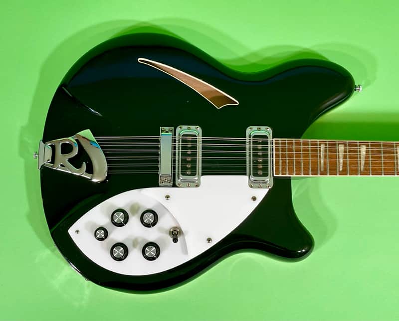 Rickenbacker 360/12 1990 - Jetglo Black RARE! image 1
