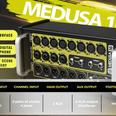 PSG Audio Medusa 16 - 16-channel Remote-Controlled Digital Mixer image 9