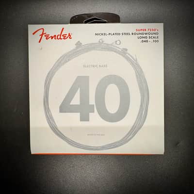 Fender 7250 Long Scale, 7250L .040-.100, Roundwound Bass Strings, Nickel Plated Steel image 1