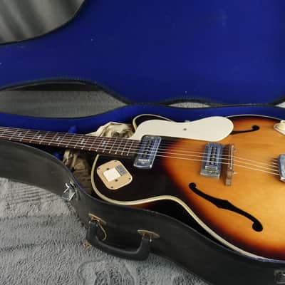 Teisco EP-14 1960s - Brown Burst Hollow Body Electric | Reverb