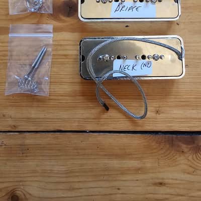 Custom Neil Young Old black pickups P90 chrome standard size 2025 image 3