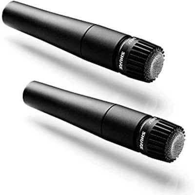 Shure SM57-LC Cardioid Dynamic Instrument Microphone - 2 Pack, XLR image 1