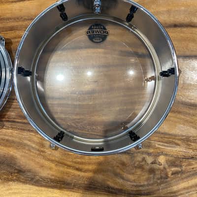 Tama MT810ST Steel Mini Timbales - (LP) Timbalitos 8" and 10" 2pc Set image 11