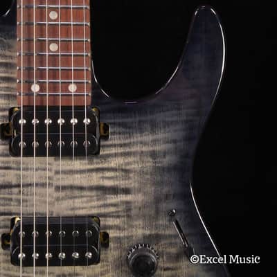 Ibanez AZ24S1F-TKS Flamed Maple/Alder AZ Standard - Transparent Black Sunburst (Mint Demo Unit) image 3