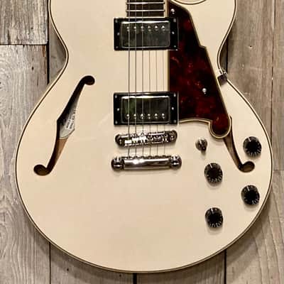 New D'Angelico Premier SS Semi-Hollow Single Cut, Stairstep Tailpiece, Champagne, Support Small Biz! image 4
