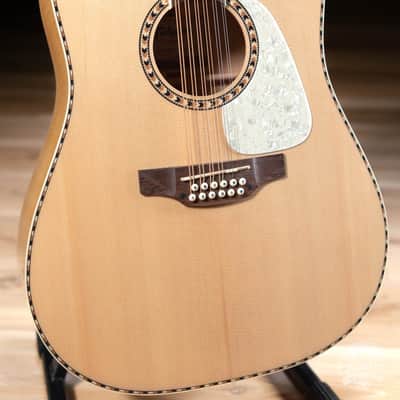 Takamine GD74CE-12U Unison 12-String Dreadnought Guitar w/ Gigbag – Natural image 3