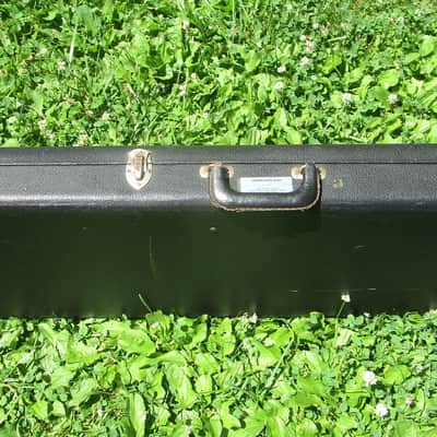 Fender  Stratocaster Telecaster Guitar Case, 1967-1971, Black, Logo image 5