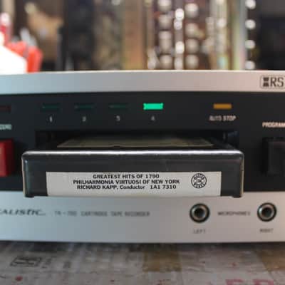 Restored Realistic  TR-700 (14-930) 8 Track Player with original box image 5